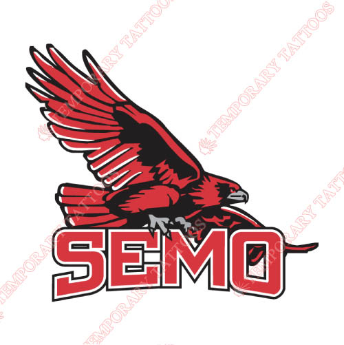 SE Missouri State Redhawks Customize Temporary Tattoos Stickers NO.6152